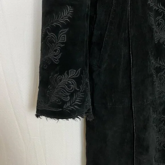 Express Black Leather Jacket Classic Style - Picture 8 of 16